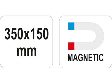 Magnetinė lėkštelė su 3 magnetais (YT-0831) 2